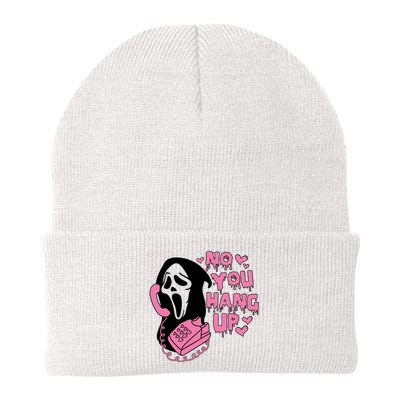 Horror Characters Ghost Face Graphic No You Hang Up Knit Cap Winter Beanie