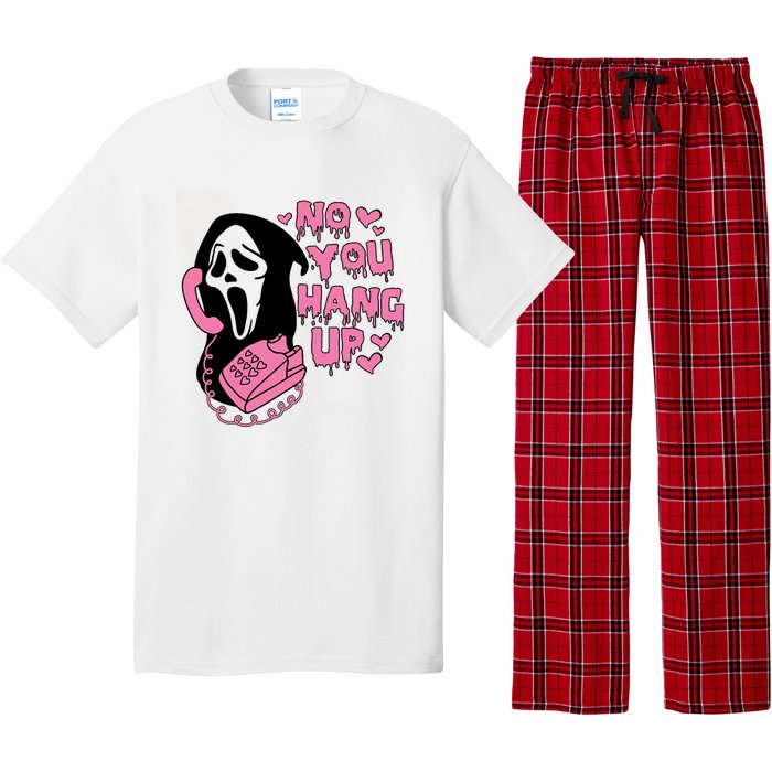 Horror Characters Ghost Face Graphic No You Hang Up Pajama Set