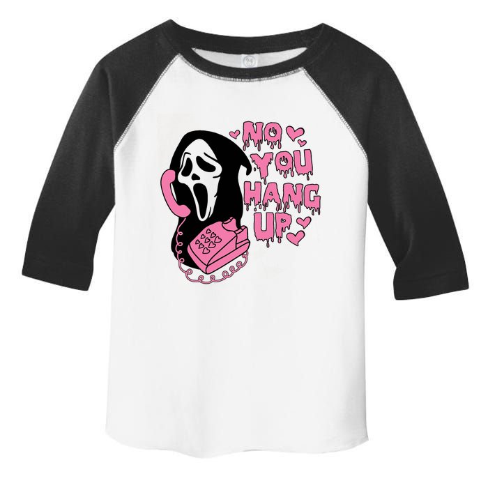 Horror Characters Ghost Face Graphic No You Hang Up Toddler Fine Jersey T-Shirt