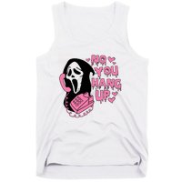 Horror Characters Ghost Face Graphic No You Hang Up Tank Top