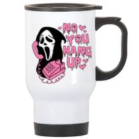 Horror Characters Ghost Face Graphic No You Hang Up Stainless Steel Travel Mug