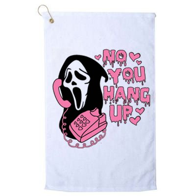 Horror Characters Ghost Face Graphic No You Hang Up Platinum Collection Golf Towel