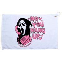 Horror Characters Ghost Face Graphic No You Hang Up Grommeted Golf Towel