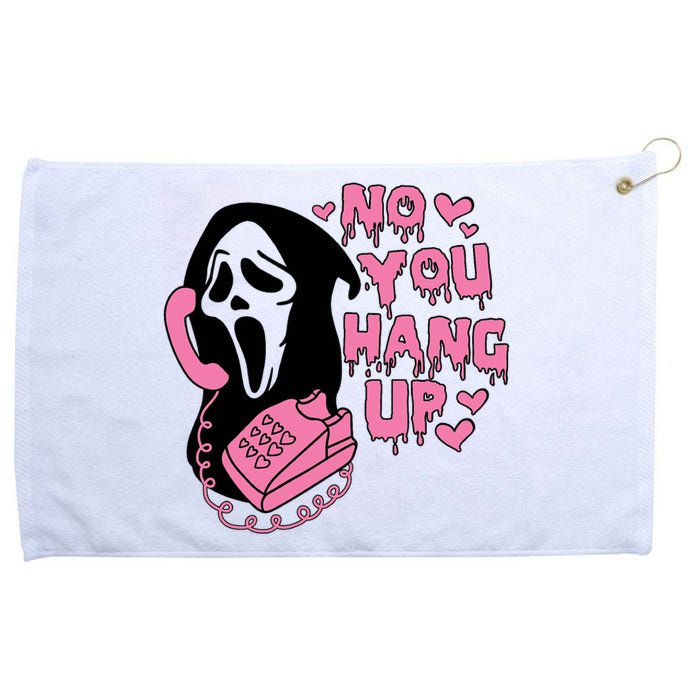 Horror Characters Ghost Face Graphic No You Hang Up Grommeted Golf Towel