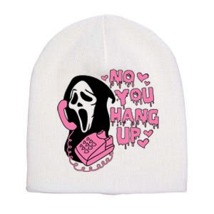 Horror Characters Ghost Face Graphic No You Hang Up Short Acrylic Beanie