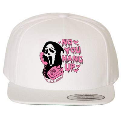 Horror Characters Ghost Face Graphic No You Hang Up Wool Snapback Cap