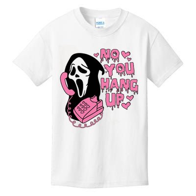 Horror Characters Ghost Face Graphic No You Hang Up Kids T-Shirt