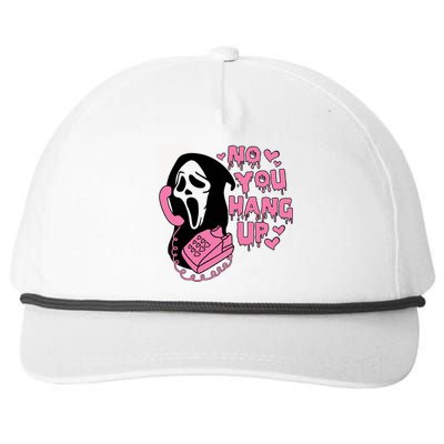 Horror Characters Ghost Face Graphic No You Hang Up Snapback Five-Panel Rope Hat