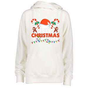 Holiday Cute Gift Womens Funnel Neck Pullover Hood