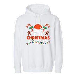 Holiday Cute Gift Garment-Dyed Fleece Hoodie