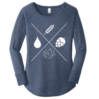 Hop Cross Gift Women's Perfect Tri Tunic Long Sleeve Shirt