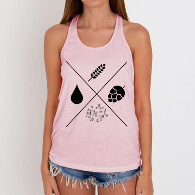 Hop Cross Gift Women's Knotted Racerback Tank