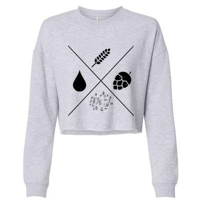 Hop Cross Gift Cropped Pullover Crew