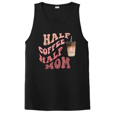 Half Coffee Half Mom Mama Needs Coffee Gifts For Mom Mama PosiCharge Competitor Tank