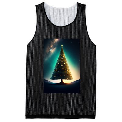 Happy Christmas Mesh Reversible Basketball Jersey Tank