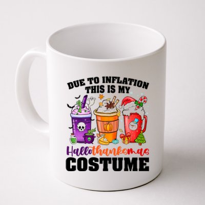 Halloween Christmas Happy Hallothanksmas Thanksgiving Funny Gift Coffee Mug