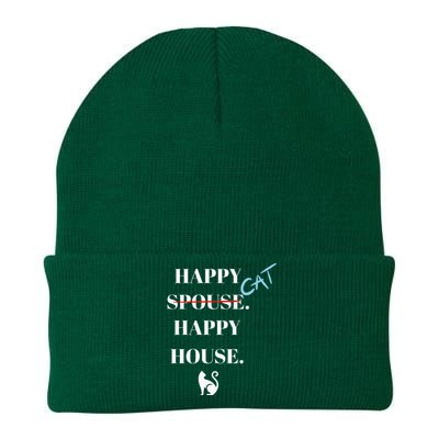 Happy Cat Happy House Knit Cap Winter Beanie