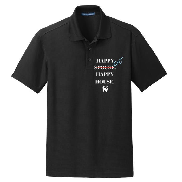 Happy Cat Happy House Dry Zone Grid Polo