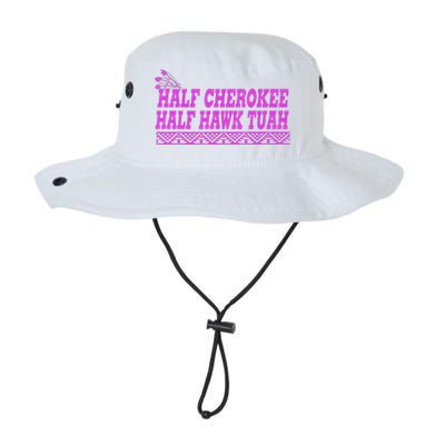 Half Cherokee Hawk Tuah Funny Hawk Tush Legacy Cool Fit Booney Bucket Hat