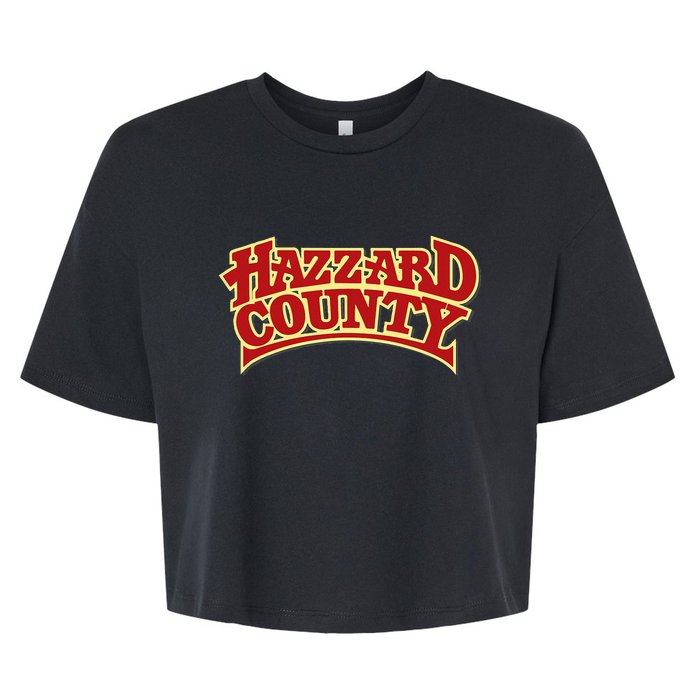 Hazzard County Bella+Canvas Jersey Crop Tee