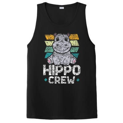 Hippo Crew Hippos Cute Saying Hippopotamus Hippo PosiCharge Competitor Tank