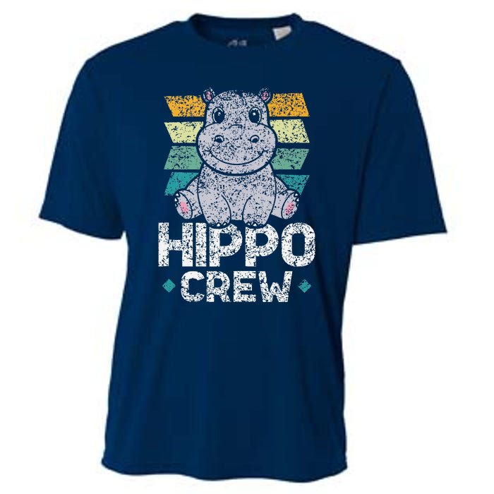 Hippo Crew Hippos Cute Saying Hippopotamus Hippo Cooling Performance Crew T-Shirt