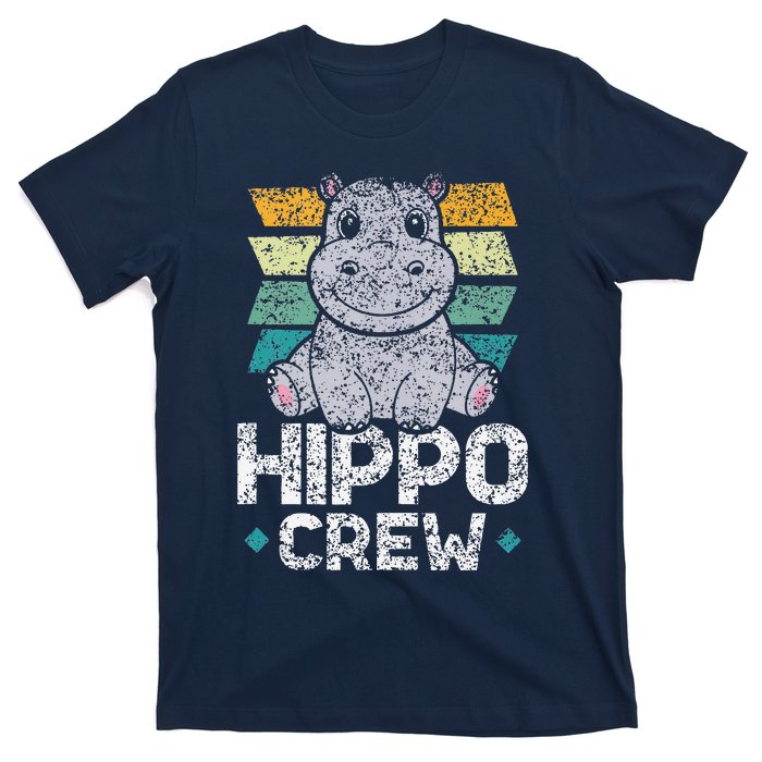 Hippo Crew Hippos Cute Saying Hippopotamus Hippo T-Shirt