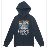 Hippo Crew Hippos Cute Saying Hippopotamus Hippo Urban Pullover Hoodie