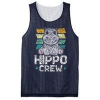 Hippo Crew Hippos Cute Saying Hippopotamus Hippo Mesh Reversible Basketball Jersey Tank