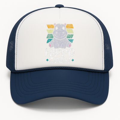 Hippo Crew Hippos Cute Saying Hippopotamus Hippo Trucker Hat