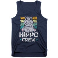 Hippo Crew Hippos Cute Saying Hippopotamus Hippo Tank Top