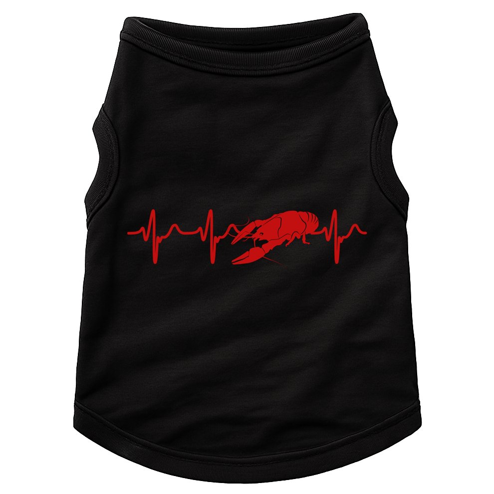 Heartbeat Crawfish Heart Frequency Boil Crew Lobster Season Meaningful Gift Doggie Tank