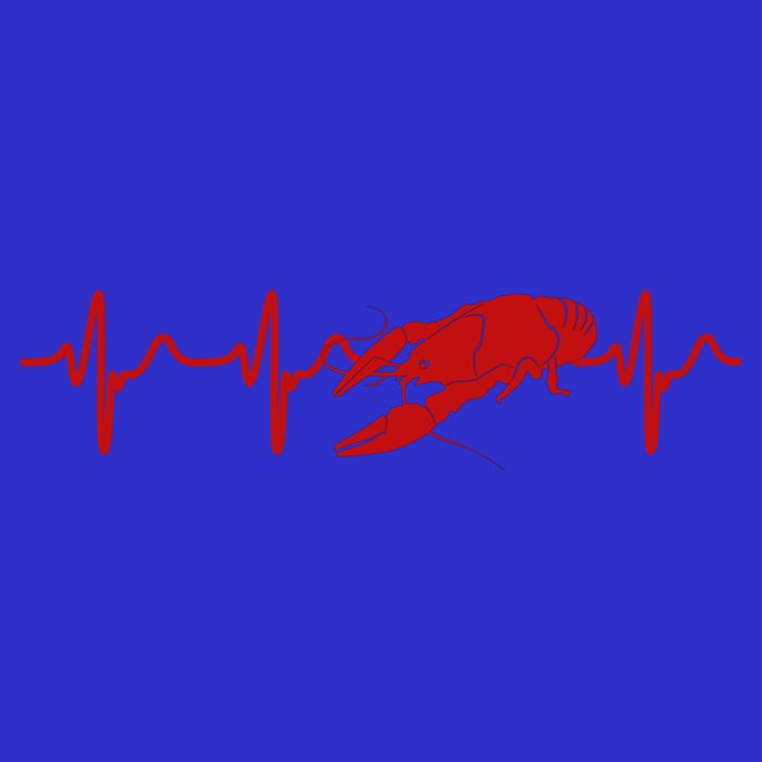 Heartbeat Crawfish Heart Frequency Boil Crew Lobster Season Meaningful Gift Ladies Essential Flowy Tank