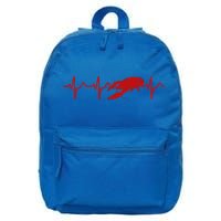 Heartbeat Crawfish Heart Frequency Boil Crew Lobster Season Meaningful Gift 16 in Basic Backpack