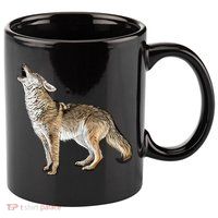 Howling Coyote 11oz C Handle Ceramic Mug