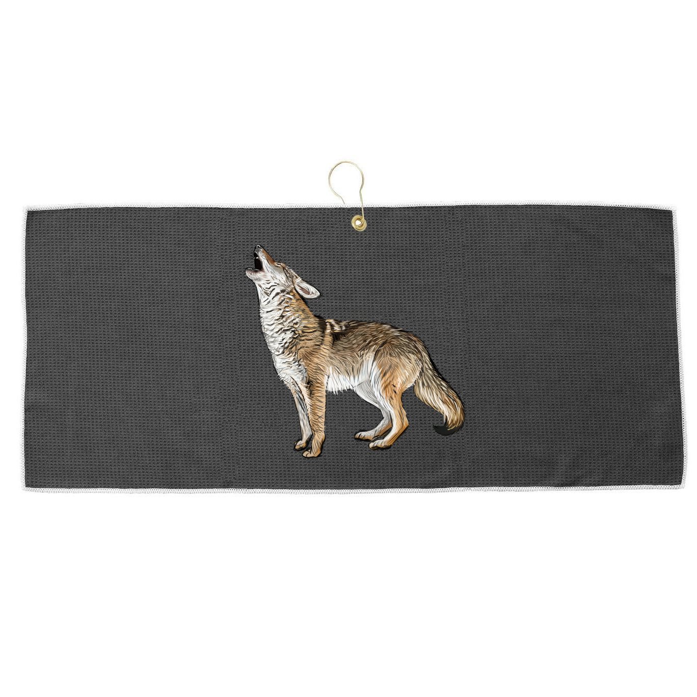 Howling Coyote Large Microfiber Waffle Golf Towel