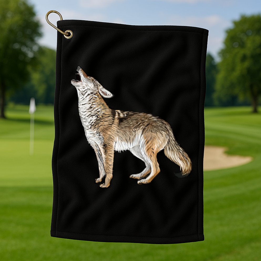 Howling Coyote Golf Towel