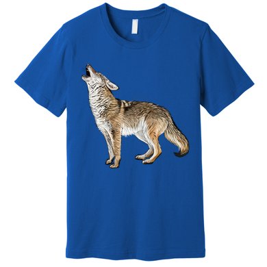 Howling Coyote Premium T-Shirt