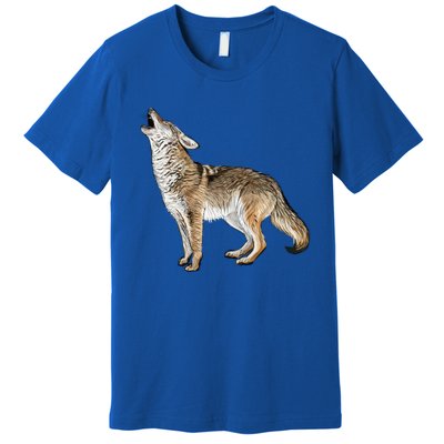 Howling Coyote Premium T-Shirt