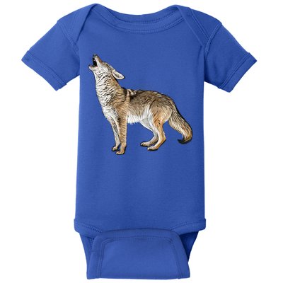Howling Coyote Baby Bodysuit