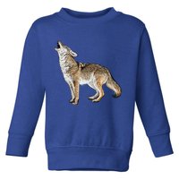 Howling Coyote Toddler Sweatshirt
