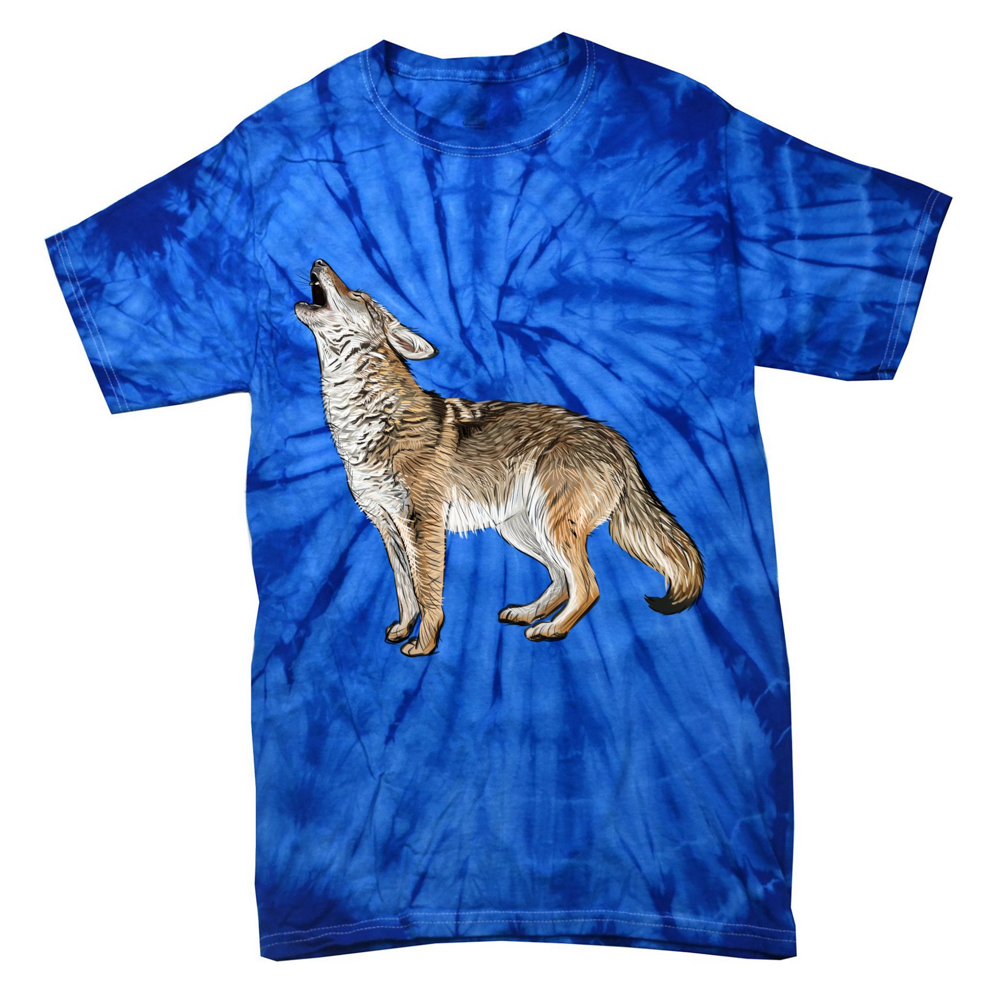 Howling Coyote Tie-Dye T-Shirt