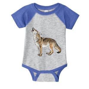 Howling Coyote Infant Baby Jersey Bodysuit