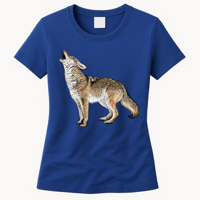 Howling Coyote Womens T-Shirt