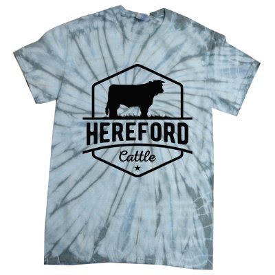 Hereford Cattle Hereford Cow For Cattle Farmer Tie-Dye T-Shirt