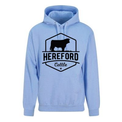 Hereford Cattle Hereford Cow For Cattle Farmer Unisex Surf Hoodie