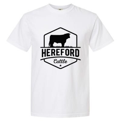 Hereford Cattle Hereford Cow For Cattle Farmer Garment-Dyed Heavyweight T-Shirt