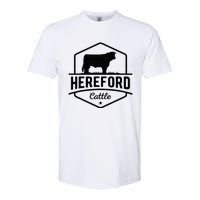 Hereford Cattle Hereford Cow For Cattle Farmer Softstyle CVC T-Shirt