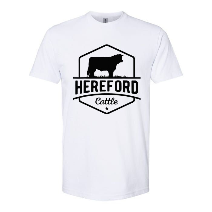 Hereford Cattle Hereford Cow For Cattle Farmer Softstyle CVC T-Shirt