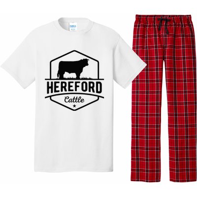 Hereford Cattle Hereford Cow For Cattle Farmer Pajama Set